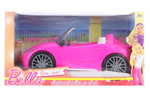 Auto pro panenky růžové